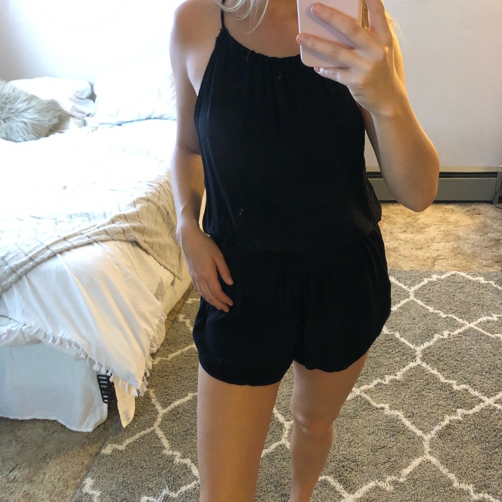 Brandy Melville Black Romper
